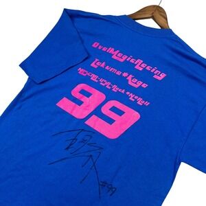 Takuma Koga 99 Japanese Stock Car Racing Driver Shirt XL Signed Autograph NASCAR
